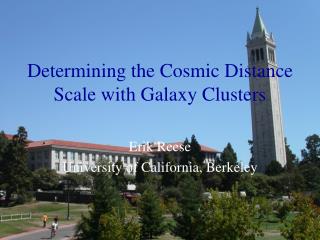 Determining the Cosmic Distance Scale with Galaxy Clusters
