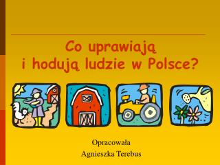 Co uprawiają i hodują ludzie w Polsce?