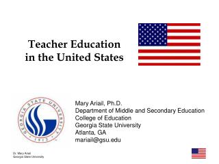 Teacher Education in the United States