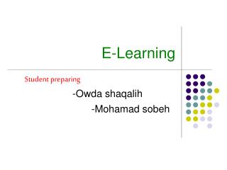 E-Learning