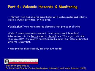 Part 4: Volcanic Hazards &amp; Monitoring