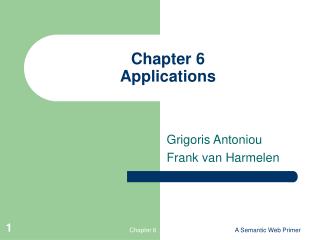 Chapter 6 Applications