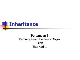 Inheritance