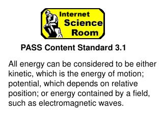 PASS Content Standard 3.1