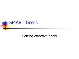 SMART Goals