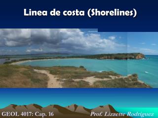 Linea de costa (Shorelines)