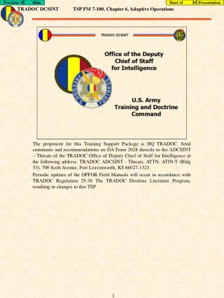 TRADOC DCSINT