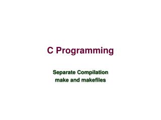 C Programming