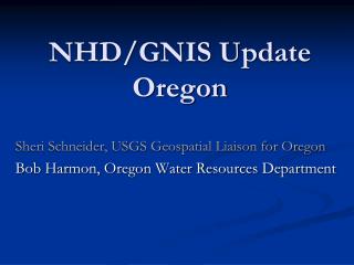NHD/GNIS Update Oregon