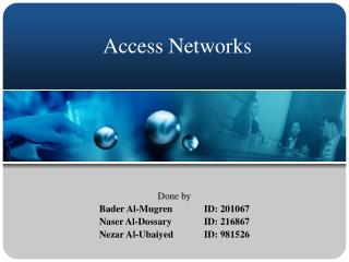 Access Networks