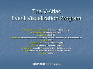 The V-Atlas Event Visualization Program