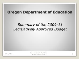 Oregon Department of Education