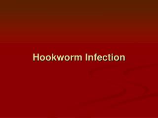 Hookworm Infection