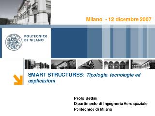 SMART STRUCTURES: Tipologie, tecnologie ed applicazioni