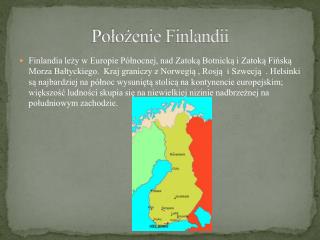 Położenie Finlandii