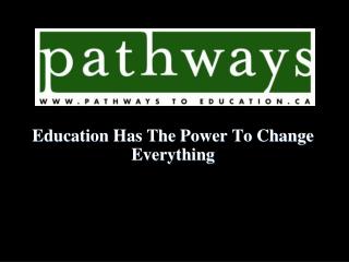 Education Has The Power To Change Everything