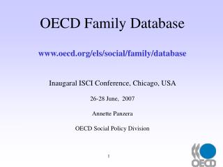 OECD Family Database oecd/els/social/family/database