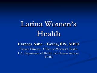 Latina Women’s Health