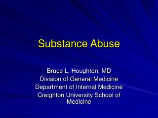 Substance Abuse