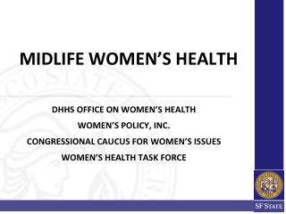 MIDLIFE WOMEN’S HEALTH