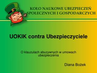 UOKIK contra Ubezpieczyciele