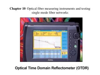 Schematic illustration of the main parts of an OTDR