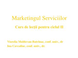 Marketingul Serviciilor