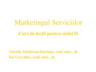 Marketingul Serviciilor