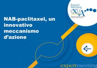 NAB-paclitaxel, un innovativo meccanismo d’azione