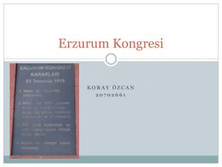 Erzurum Kongresi