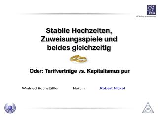 Stabile Hochzeiten, Zuweisungsspiele und beides gleichzeitig