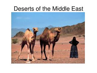 Deserts of the Middle East