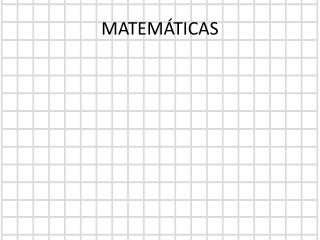 MATEMÁTICAS