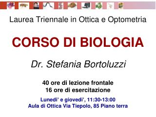 CORSO DI BIOLOGIA - P rogramma