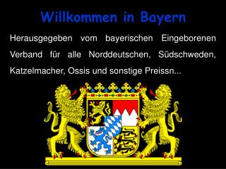 Willkommen in Bayern