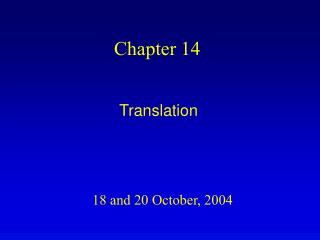 Chapter 14