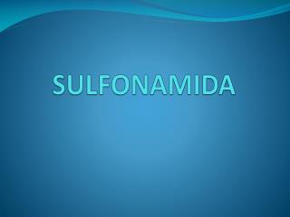 SULFONAMIDA