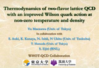 Yu Maezawa (Univ. of Tokyo) In collaboration with