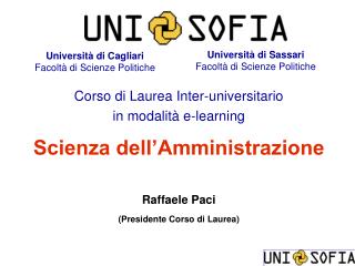 Università di Cagliari Facoltà di Scienze Politiche