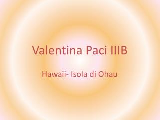 Valentina Paci IIIB