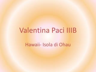 Valentina Paci IIIB