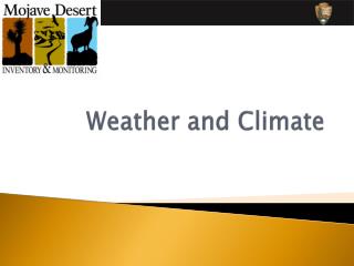 Weather and Climate