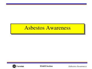 Asbestos Awareness