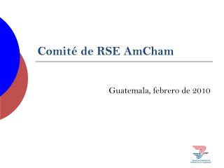 Comité de RSE AmCham
