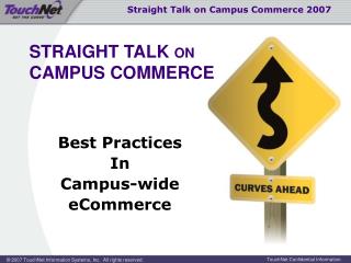 Best Practices In Campus-wide eCommerce