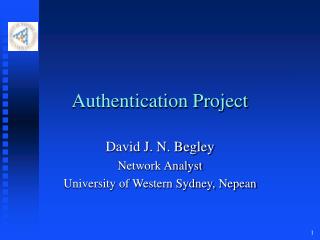 Authentication Project