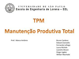 TPM Manutenção Produtiva Total