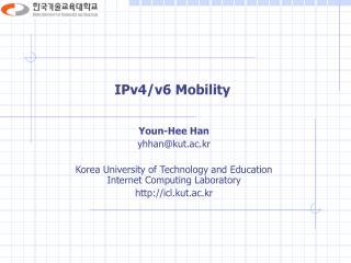 IPv4/v6 Mobility