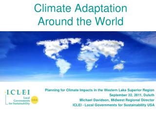 Climate Adaptation Around the World