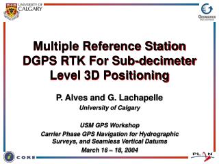 Multiple Reference Station DGPS RTK For Sub-decimeter Level 3D Positioning